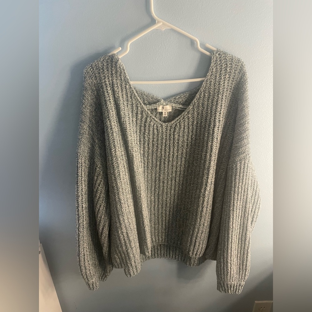 Jean blue sweater